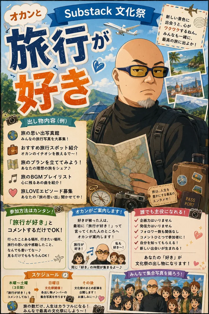 旅行が好き