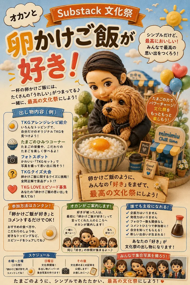 卵かけご飯が好き！