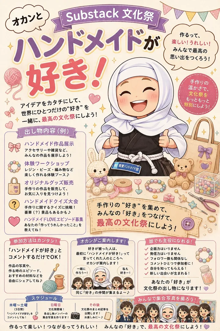 ハンドメイドが好き！