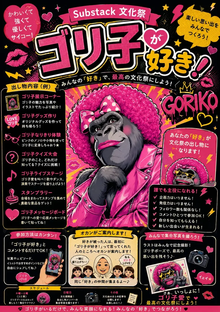 ゴリ子が好き！