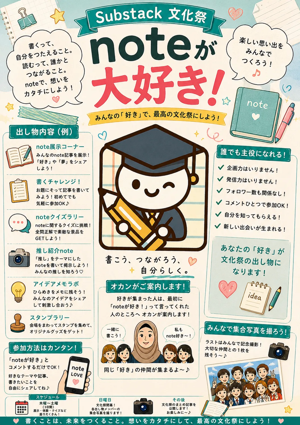 noteが大好き！