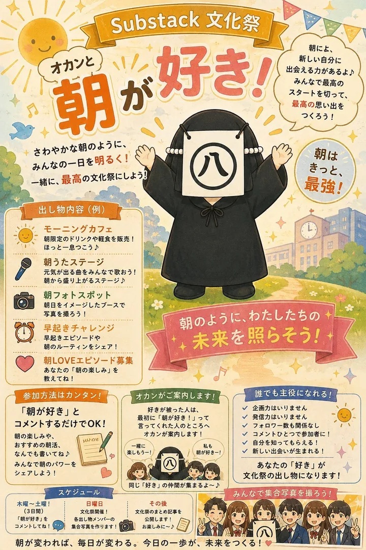 朝が好き！